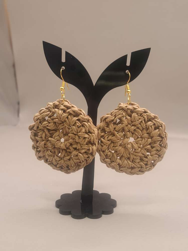 گوشواره حصیری رنگی ۵