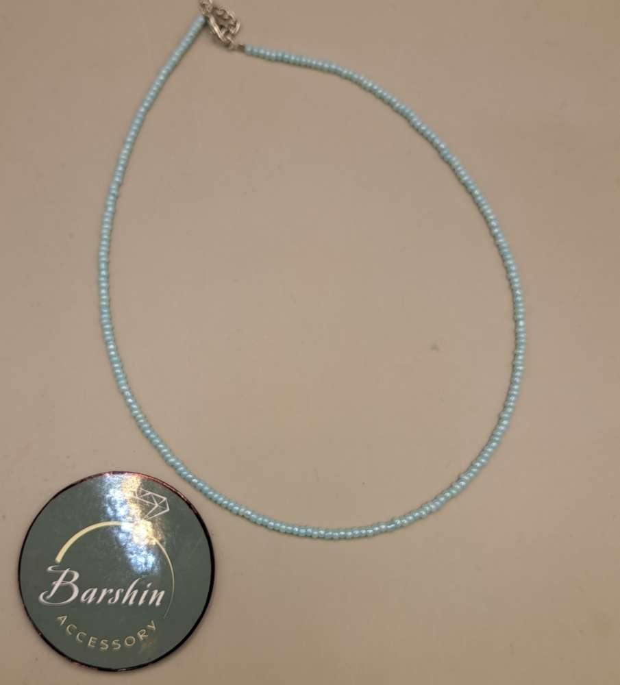 گردنبند منجوق آبی