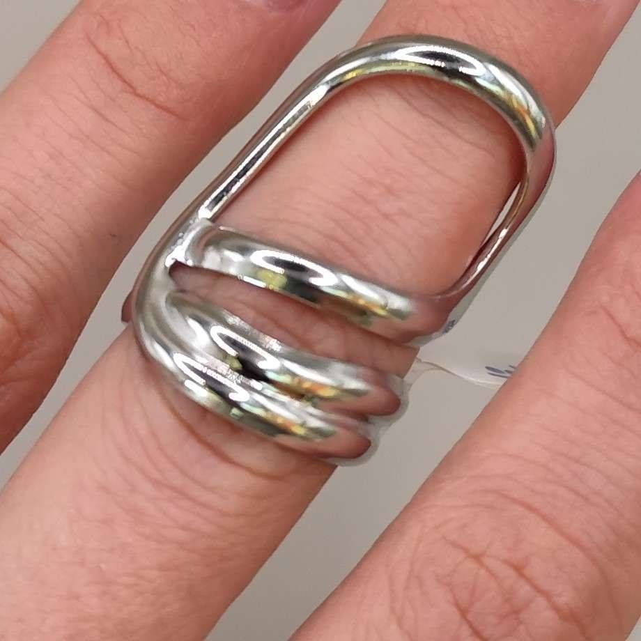 انگشتر طرح خاص نقره ای