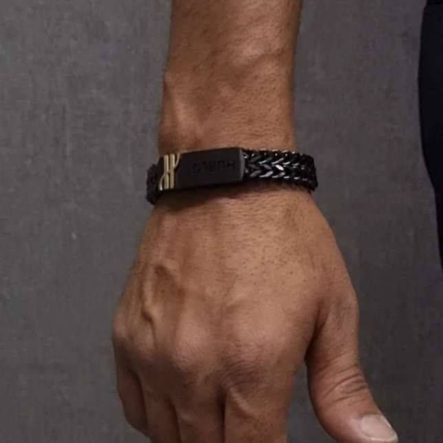 دستبند مردانه HUBLOT مشکی