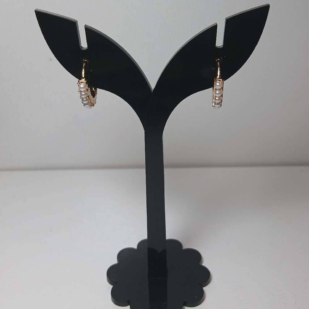 گوشواره ژوپینگ حلقه‌ای_مرواریدی